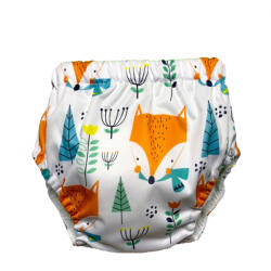 Coccorito Chilotei pentru tranzitia la olita pentru 9 - 13kg cu model vulpe alb, 1 bucata, Coccorito