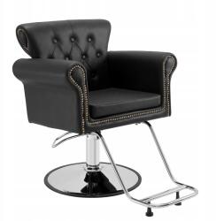  Fodrász szék, hidraulikus, forgó, 150kg teherbírás, állítható magasság