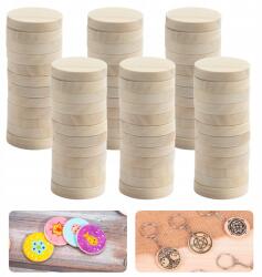  Hekobag 100 db-os kerek bükkfa darabok befejezetlen (EBPP800)