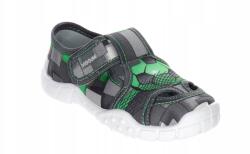 Viggami Tornacipő, Size 34, lélegző, szürke/zöld, 21, 4cm belső átmérő (5903427410054)