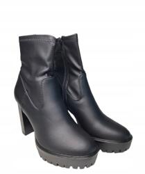 Even&Odd Női Bokacsizma Even & Odd, Fekete, Öko Bőr, Méret 40 (771.32.030.01)