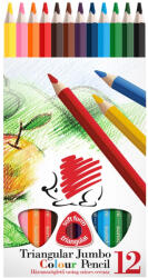 ICO Színes ceruza készlet, háromszögletű vastag Süni Ico 12 klf. szín (7140133000) - polusirodaszer