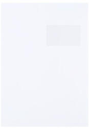 Bluering Boríték TC/4 szilikonos bélésnyomott jobb ablak 50x100mm ablak jobb oldalról 20mm felülről 52mm Bluering® fehér (TC4SZJA50X100) - polusirodaszer