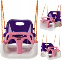  Hinta gyerekeknek, 3 az 1-ben, kerti, 60kg teherbírás, állítható kötél (5906892101694)