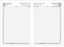 Alisca Határidõnapló ALISCA A/5 napi fehér lapos prémium 2026. vegyes (250601/P) - tonerpiac