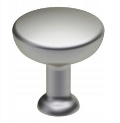 Gamet GU11 bútorgomb, szatén króm, ZnAl, retro stílusú, klasszikus bútorokhoz (GU11-G8)