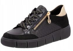 Remonte D1T00-03 méret40 fekete félcipő tornacipő Rieker Soft (D1T00-03)