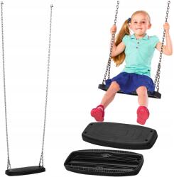  Hinta, rozsdamentes acél lánc, gumi ülés, 180cm, játszótér (5906076403514)