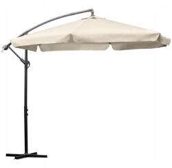 Lehmann Kerti napernyő, Gémmel, Állítható Magasság, 350Cm, Bézs (5903754424014)