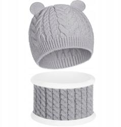  Satinior Gyerek sapka, sál, téli szett 1-3 év 1-3 rózsaszín