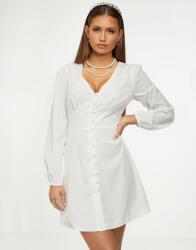 Glamorous Ruha, mini, gombos, fehér, Size XL