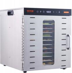 VEVOR Élelmiszer szárító, 1000W, 10 tálca, rozsdamentes acél (Suszarka do żywności)