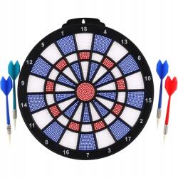  Darts tábla, 4 nyíllal, műanyag, 28cm átmérőjű, 6+ (EMJ00861386)