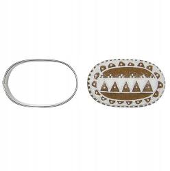  Moka ovális cukorvágó 2. sz. (5 cm) rozsdamentes acél (391511)