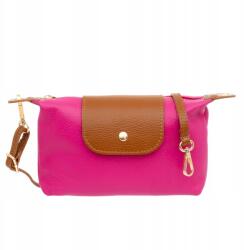  Vera Pelle Női bőr kézitáska, fukszia, kicsi (VPL0025-FU)