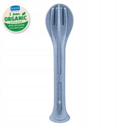 Koziol Evőeszköz szett Klikk Koziol Pocket Organic, kék, 3 részes (834389)