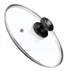 Kadax Üvegfedő, 30cm, serpenyő, hőálló, univerzális (K7882)