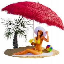  Strand Esernyő, 150cm, rózsaszín, kerti Hawaii, állítható (KAT14563)