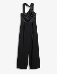 Bonprix Szatén Overál Dekoratív Nyakkivágással __36