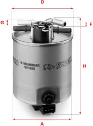 SOFIMA filtru combustibil SOFIMA S 4025 NR (S 4025 NR) - automobilus