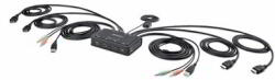 StarTech - 2 portos, dupla monitoros HDMI kábel KVM kapcsolóhoz - C2-DH46-UA2-CBL-KVM (C2-DH46-UA2-CBL-KVM)