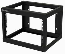 StarTech - 2 oszlopos, 6U magas, nagy teherbírású, falra szerelhető hálózati rack, 19" - RK619WALLO (RK619WALLO)