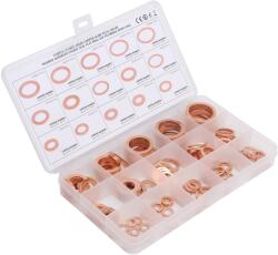  Set 150 buc garnituri tip saibe plate din cupru rosu 15 modele DNA003 (DNA003) Trusa unelte