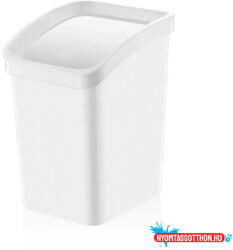 Szemetes kuka billenő fedéllel műanyag 12 literes fehér (63259)