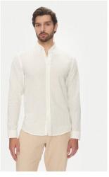 Lindbergh férfi ing, 30-203344B, lenvászon/pamut, 2XL INTL, fehér (0000304879050_XXL)