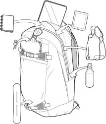 Burton Dayhiker hátizsák 30 liter, black