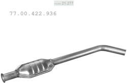 Polmostrow POLMO 21.277 - Kipufogó közép dob RENAULT MEGANE 1.6, 1.8, 1.9 D, 1.9_D, 2.0 (1998-2002) (K21-277ALU-POL)