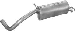 Edex 24-41 hátsó kipufogó dob - SEAT Ibiza III, SKODA Fabia I, II, VW Polo IV (K24-41ALU-ED)