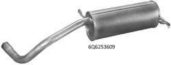 Edex 24.35 - Kipufogó hátsó dob SEAT IBIZA 1.0, 1.4 (1999-2014) (K24-35ALU-ED)