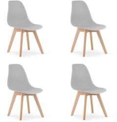  Valora KITO SZÉK Ergonomikus szürke fa étkező x4