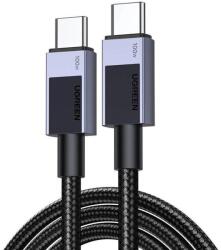 UGREEN Къс USB-C към USB-C Кабел за Външна Батерия, Ugreen 5A 100W 0.5m, Сив (L512)