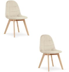  Valora NUUC szék bézs bársony ergonomikus kialakítás x2