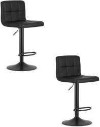  Valora HAXU forgószék, fekete, ekológikus bőr, fekete talppal x 2 | forgatható