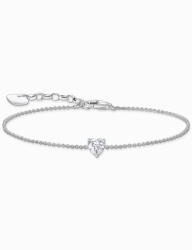 Thomas Sabo A2157-051-14-L19V Silver bracelet w. white zirconia Herz, női