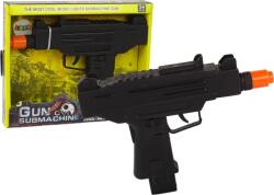 LeanToys Fegyver Fekete Gyerekeknek Vibrációs Hang 11141 (11141) (11141)