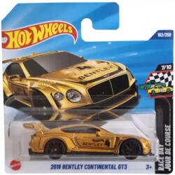 Mattel Hot Wheels 2018 Bentley Continental GT3 kisautó (JBC18) - jatekbirodalom