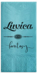 Luxica® Fantasy - салфетки Тюркоаз с дискретен релеф и фин бордюр 40бр р (2390101)