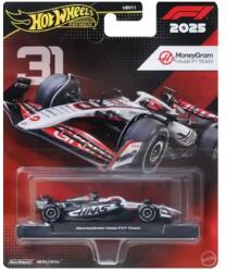 Mattel Hot Wheels Premium: Mașinuță MoneyGram Haas Formula 1, Nr. : 31, scară 1/64 - Mattel (HRV11/JKD78)