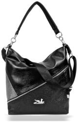 ZELLIA Női Válltáska 25193 Fekete-Grafit - Crystal - (ZLK-25193-87181494)