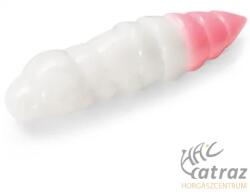 FishUP Pupa 1.2" #132 White/Bubble Gum | FishUp Lárva Plasztik Csali (FHL10037146)