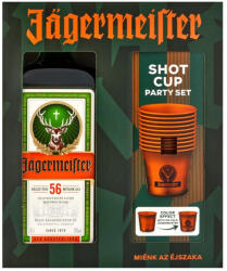 Jägermeister 0.7L 35%+9 színváltós pohár Drs
