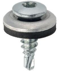 Wkret-met Autoforant cap bombat TX20 cu saiba EPDM imbinare tabla 4.8 x 19 ZINCAT (WKWSBPT48019)