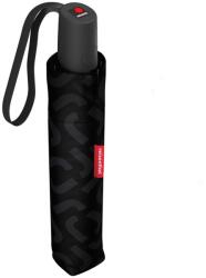 Reisenthel DUOMATIC oda-vissza automata, fekete-sötétszürke pipás esernyő RR7058