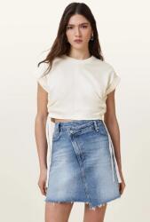 AllSaints felső MIRA SATIN - fehér M