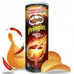 Pringles Burgonya chips csípős és fűszeres Pringles Hot & Spicy 165g (5053990101542)
