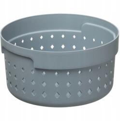 Plast Team Seoul Round Small Kosár, szürke, 13.8cm átmérő (Seoul S szary)